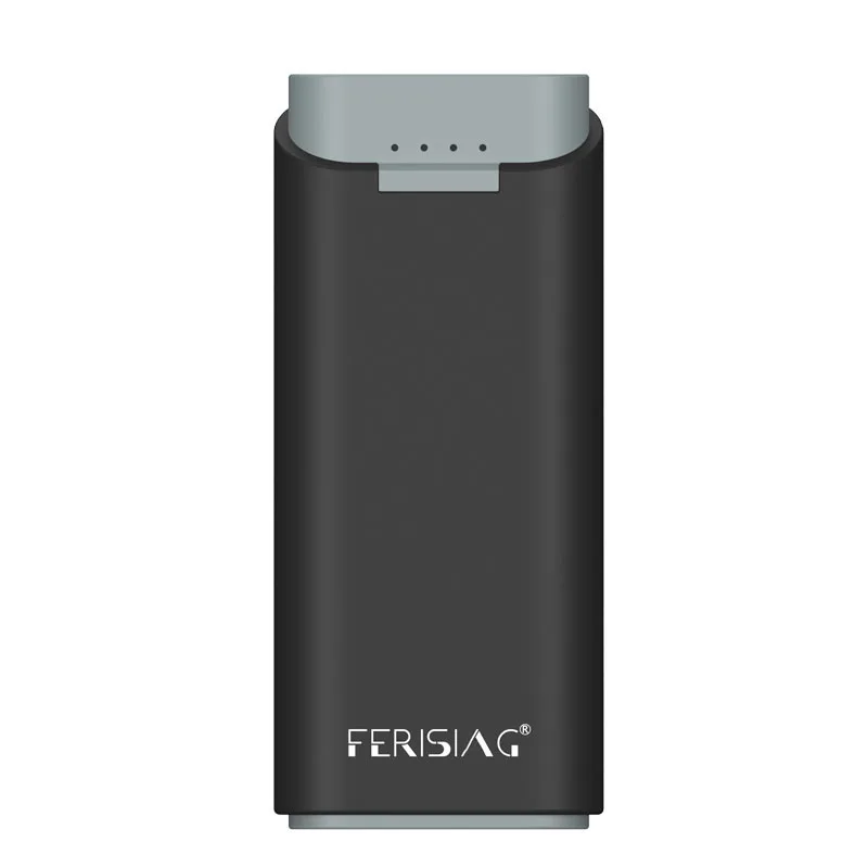 power bank FERISING, 5200 мАч, 18650 упаковка, портативный внешний аккумулятор, мини внешний аккумулятор, внешний аккумулятор для iPhone X, XR, XS, MAX, samsung, S9, Xiaomi, Mi9, SE - Цвет: power bank