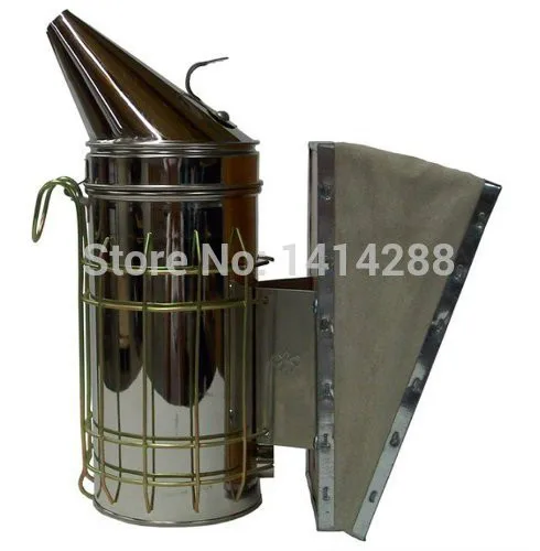 Bee Hive Smoker Stainless Steel with Heat Shield Beekeeping Tool Equipment D-2048 | Дом и сад