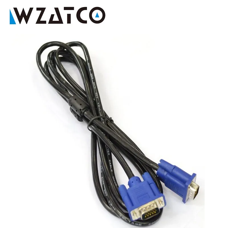 Кабель VGA 3 м 10 футов синий 15 контактов SVGA линия штекер m/M HD I Vga к передающий провод