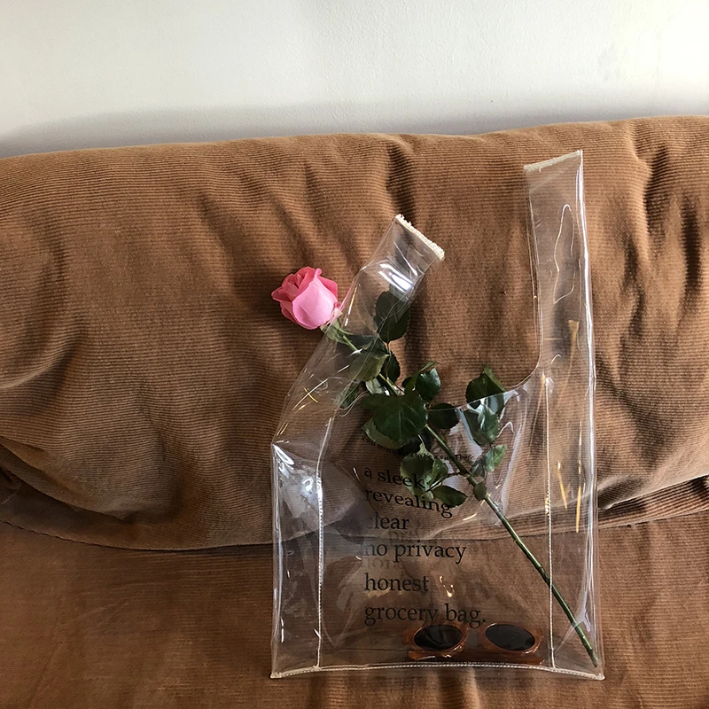 2019 прозрачная сумка для покупок элегантная продуктовая Сумка-тоут женские сумки