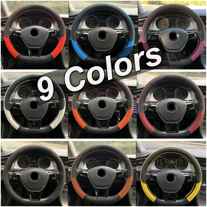 Кожаная искусственная кожа DERMAY D образной формы для VW Golf 7 Bettle 2008 2020 Scirocco Jetta Tiguan 2016
