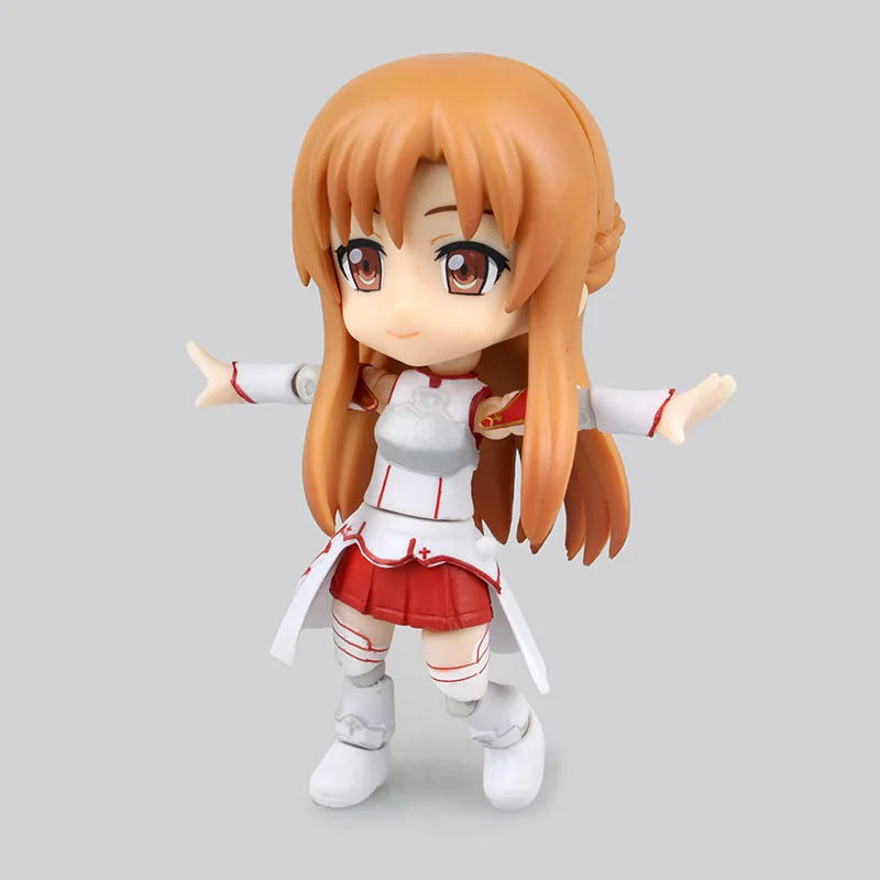 Экшн фигурка Mifen Craft Figma Sword Art Online Q version Asuna 12 см ПВХ сексуальная девушка SAO милые