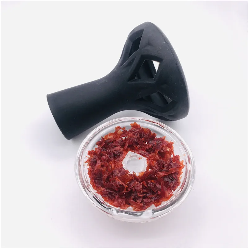 Огнеупорный стеклянный силиконовый кальян чаши табак для кальяна чаша Sheesha Chicha Narguile Cachimba аксессуары дымовая вода pipetvan0300