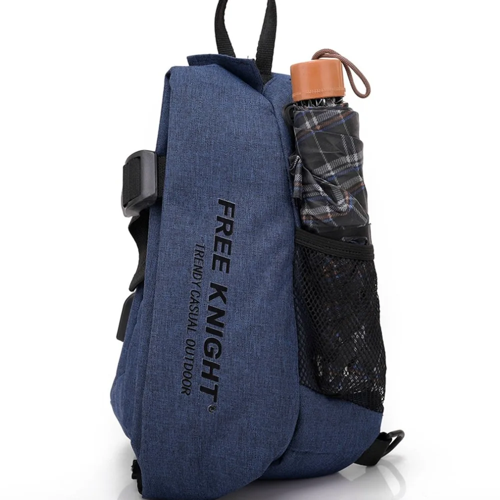 USB Charging Chest Bag Waterproof Casual Crossbody Travel Anti Theft Packs Shoulder | Спорт и развлечения
