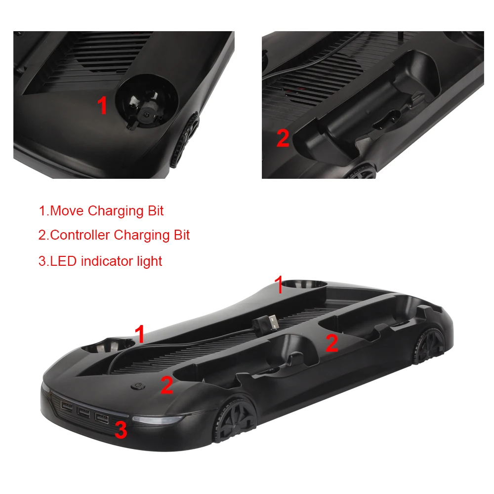 PS4/PS4 Slim/PS4 PRO вертикальная подставка с охлаждающим вентилятором кулер двойной контроллер зарядное устройство зарядная станция для SONY Playstation 4