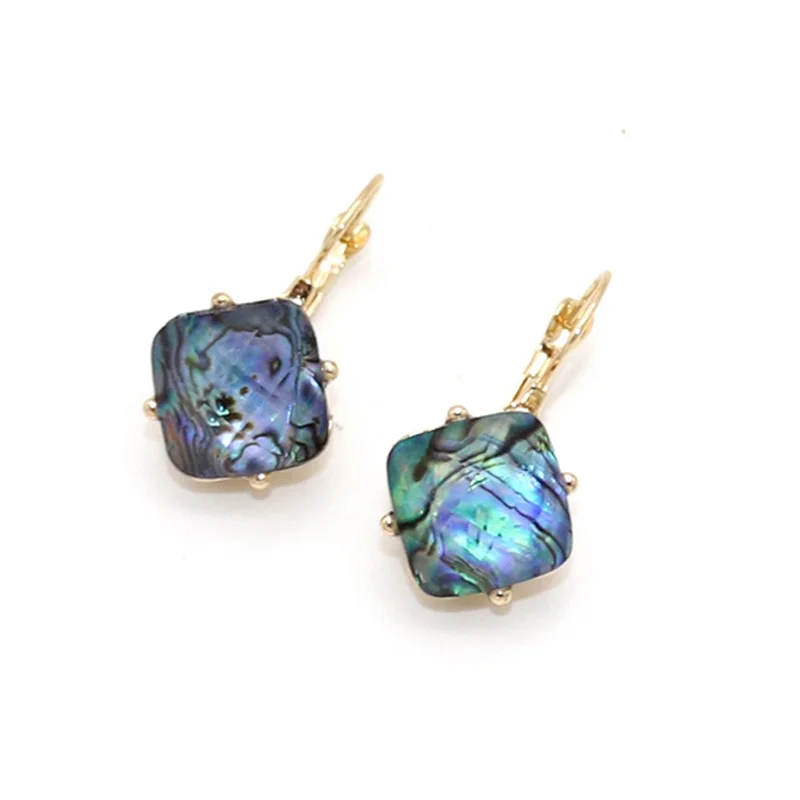 Женские серьги подвески с квадратными Фианитами висячие ювелирные украшения