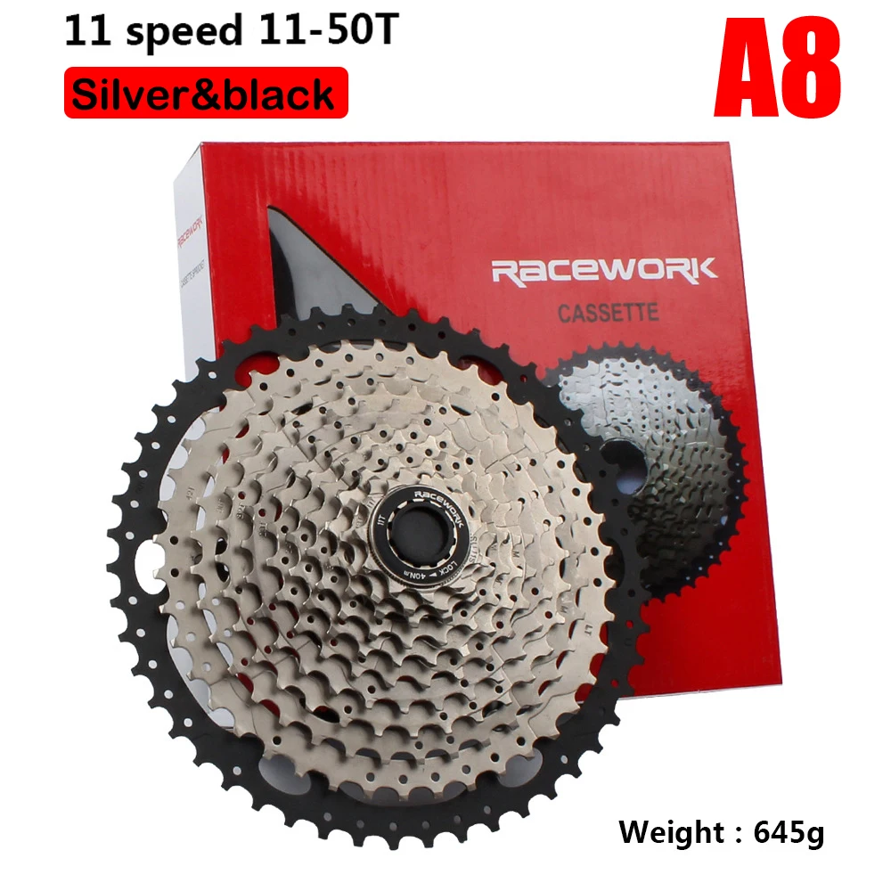 11Speed 11-50T Кассета для горного велосипеда, 10 скоростей, 11 скоростей, 11-42 T/46 T/50 T/52 T, колесо свободного хода, Черное золото, стальной маховик, звездочка, запчасти для велосипеда - Цвет: 11Speed 11-50T