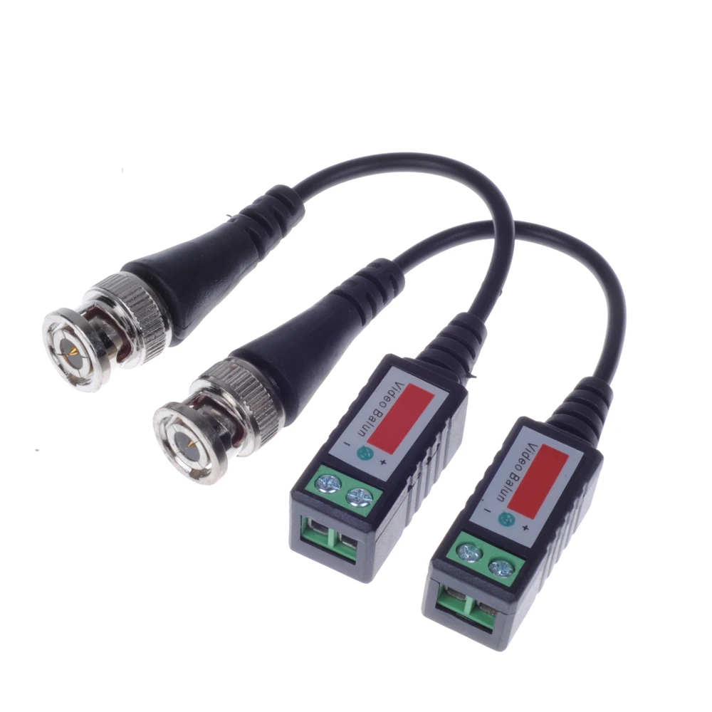 Пассивные приемопередатчики витые 200 шт. (100 пар) BNC CCTV UTP Balun Cat5 радиус действия до