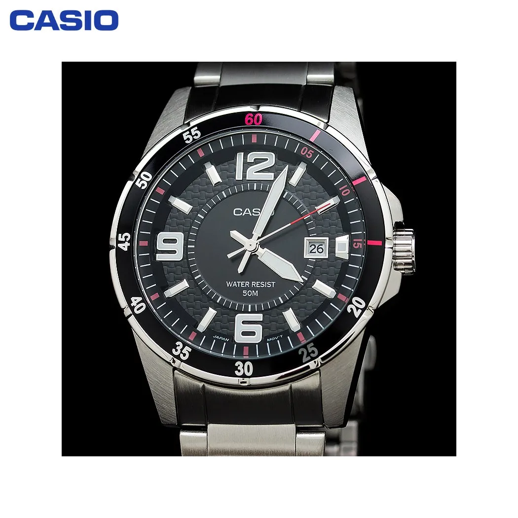 Наручные часы Casio MTP-1291D-1A1 мужские кварцевые на браслете |