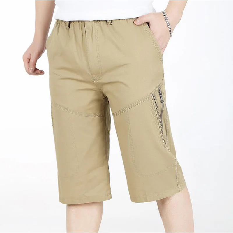 Брюки мужские повседневные из хлопка 3/4 | Мужская одежда