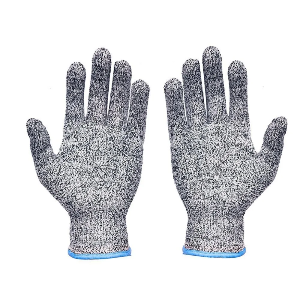 6 пар Заводская поставка защита рук серые против порезов перчатки для