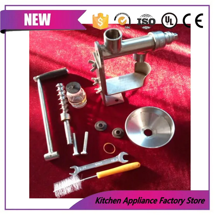 

Food Grade Stainess Steel Manual Oil Press Machine Oil Expeller