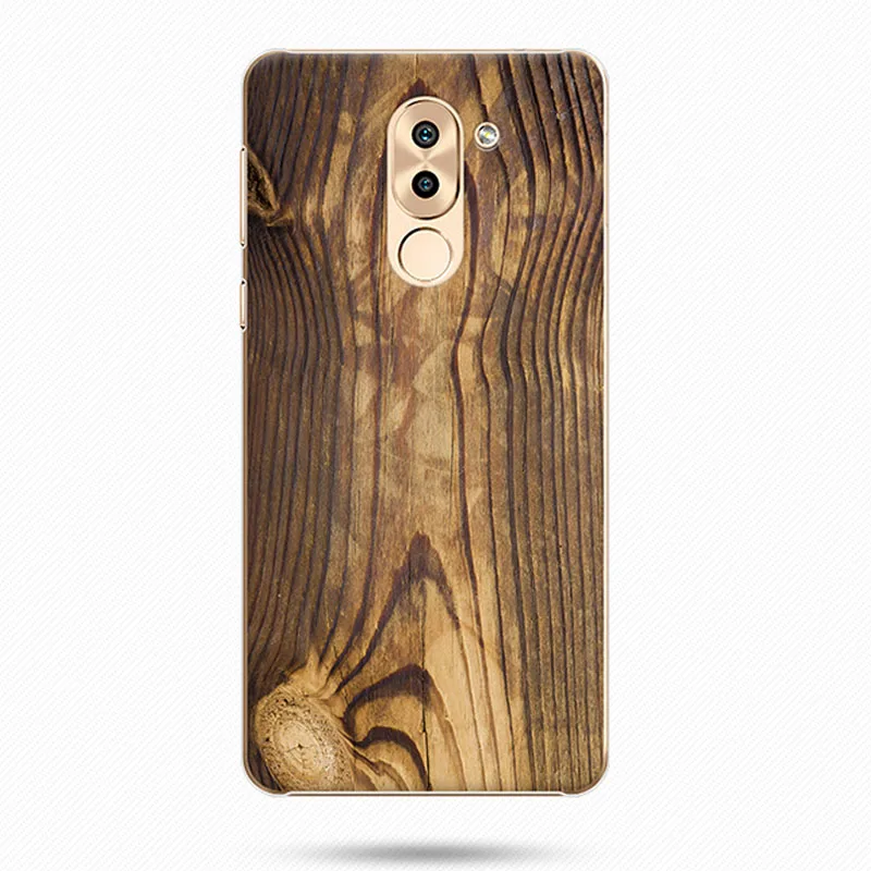 New Fashion Wood Series Hard PC 5.5inch For Huawei GR5 2017 Casex Pure color Stripe Back Cover Case | Мобильные телефоны и