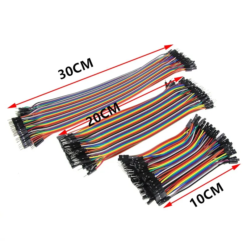 Перемычка Dupont 10 см/20 см/30 см для Arduino макетная плата кабельная линия штырь гнездо