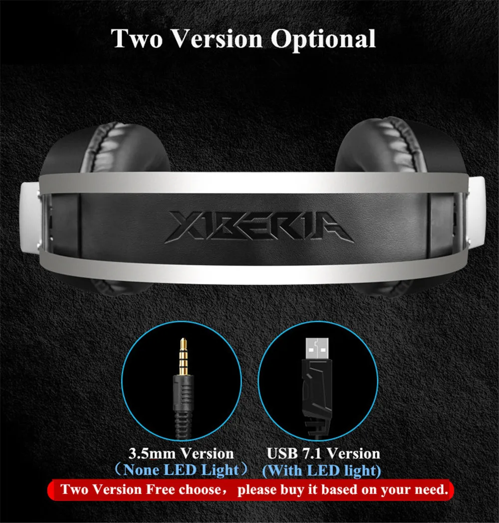 Xiberia K1 3,5 мм игровая гарнитура для PS4 Xbox One геймпад USB 7,1 PC Игры наушники для компьютера ноутбука с микрофоном
