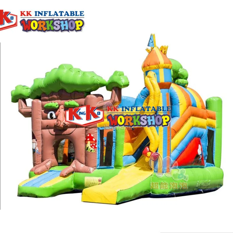 Сказочный надувной батут человек на дереве|Надувные игрушки| |