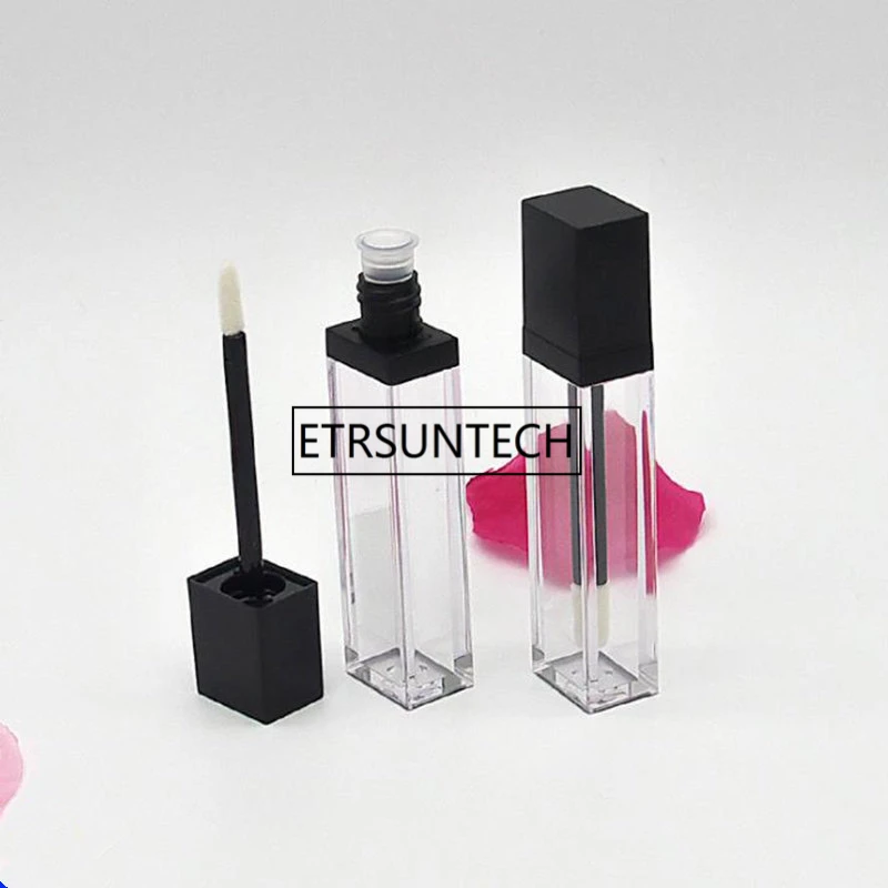 Пустой тюбик для блеска губ 7 мл прозрачный контейнер упаковки многоразовые