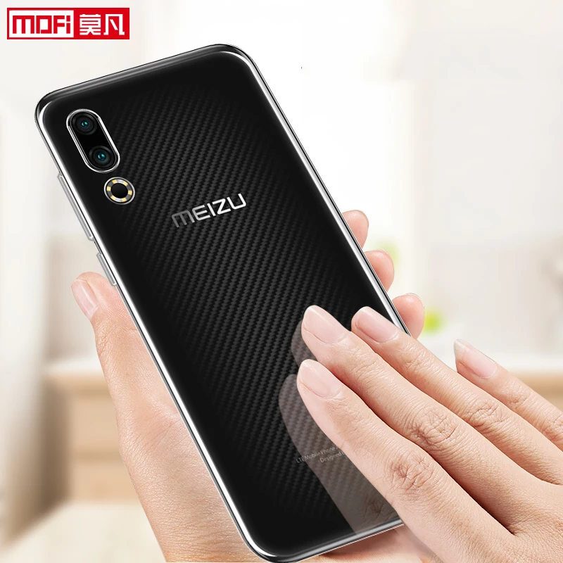Прозрачный чехол для meizu 16s мягкий силиконовый защитный из ТПУ прозрачный