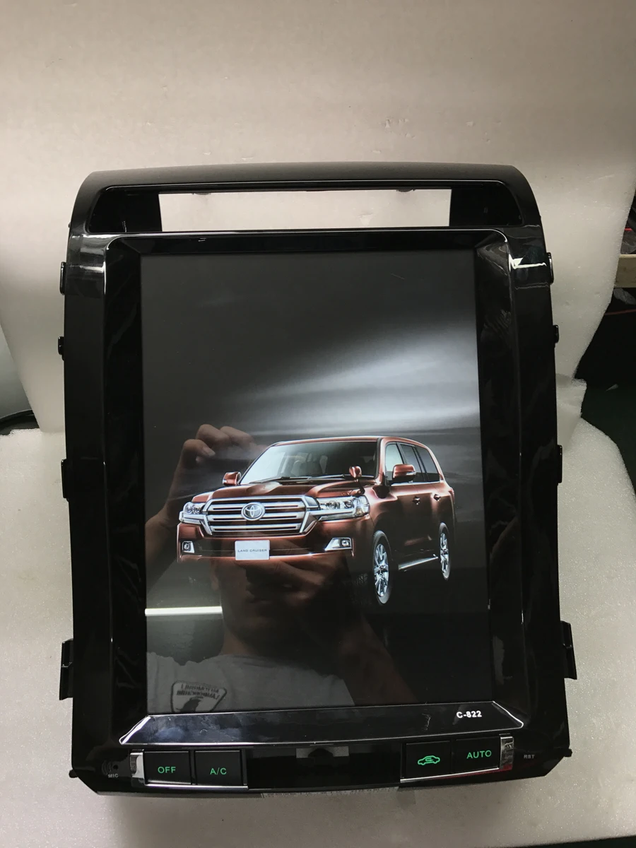 BYNCG 1" Android 7.1.1 четырехъядерный 2GB ram автомобильный DVD для TOYOTA Land Cruiser 200 2008- 1024*768 емкостный экран 32g rom gps