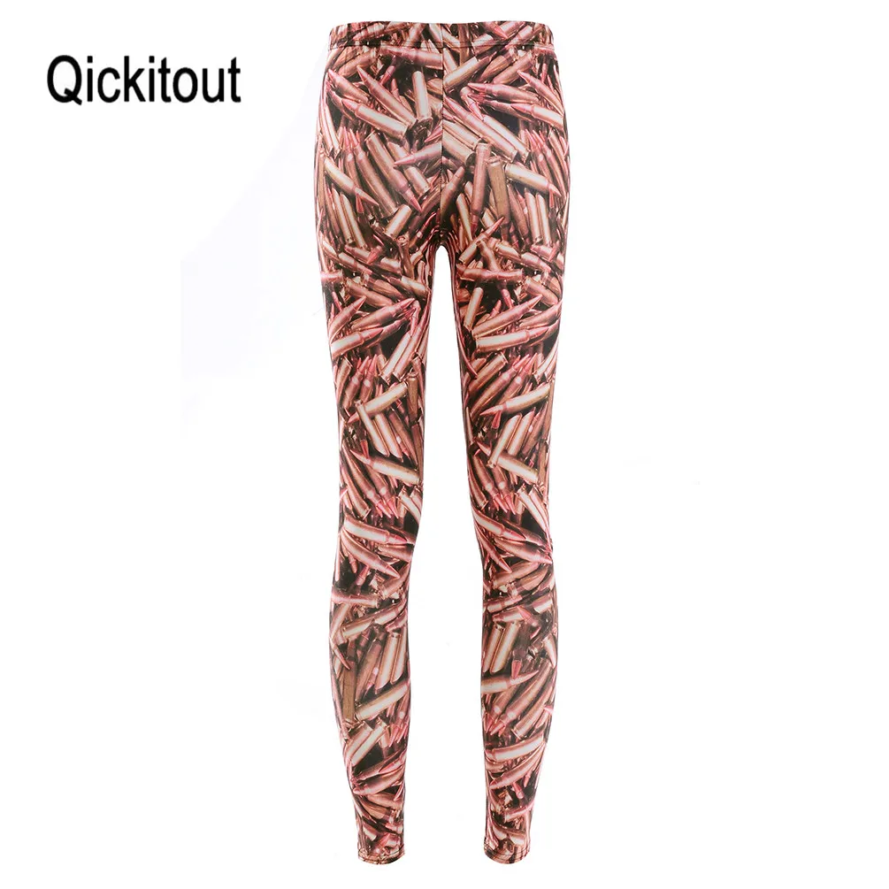 Qickitout HOT Sexy моды Пиратская Легинсы Брюки Цифровая печать боеприпасы леггинсы