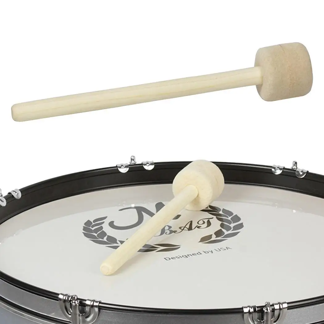 Precussion Mallets Bassdrum деревянная ударная палка аксессуар войлок как изображение части 0