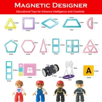 1pcs big size 3d magnetic blocks magnetic designer building construction toys magnet educational toys for children kids gift