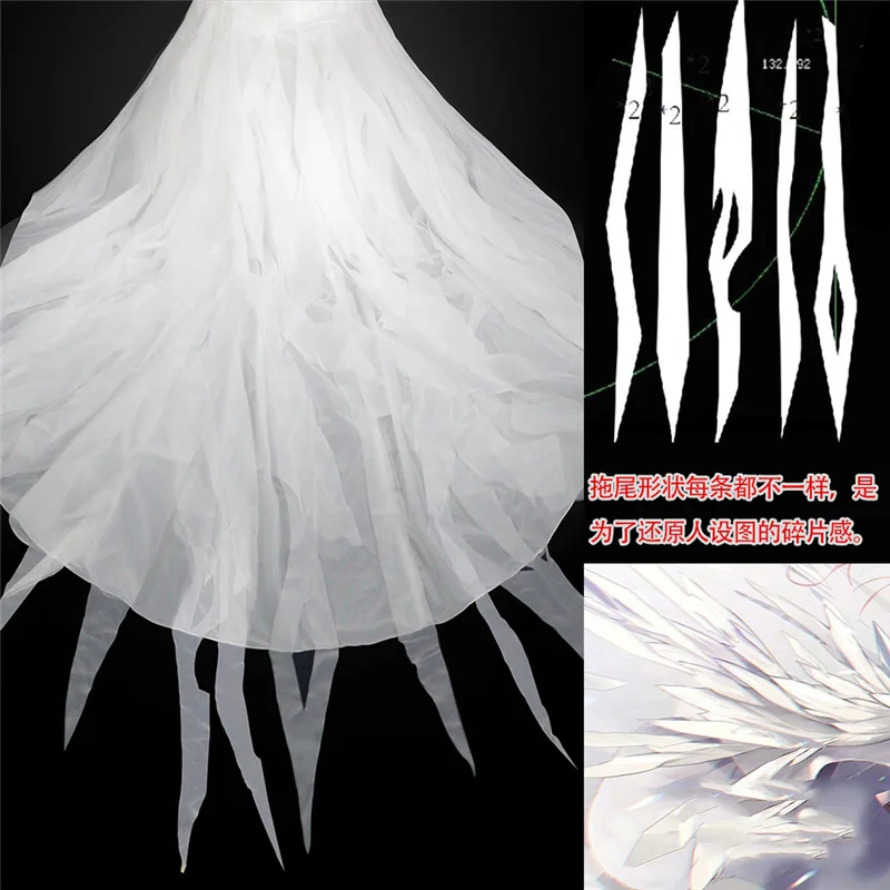 Аниме! Guilty Crown Egoist ALTER EGO Yuzuriha Inori unyeding Hero Utahime chelly белое платье костюм для косплея