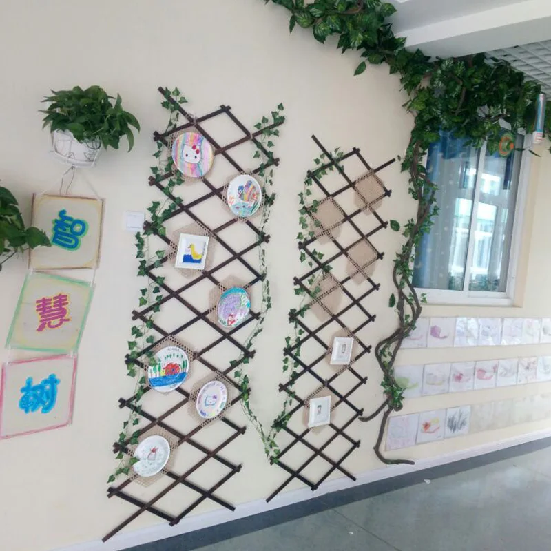 12pcs/Lot Greenery Leaves Artificial Ivy Garland Plants Vines Fake Foliage Flowers Wall Hanging Rattan Garden Wedding Home Decor | Дом и сад