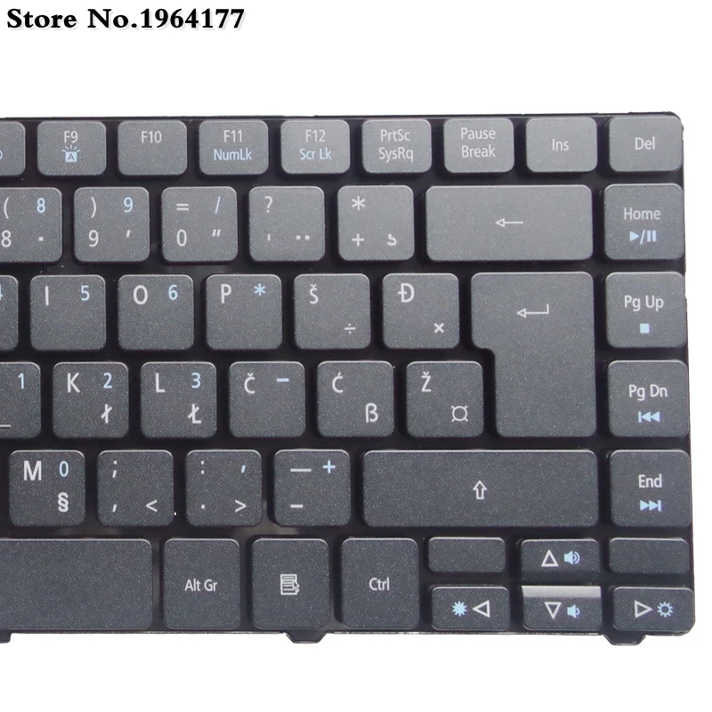 Новая словенская хорватская клавиатура с подсветкой SA / CR для Acer Aspire 4736G 4738ZG 4746 4739Z