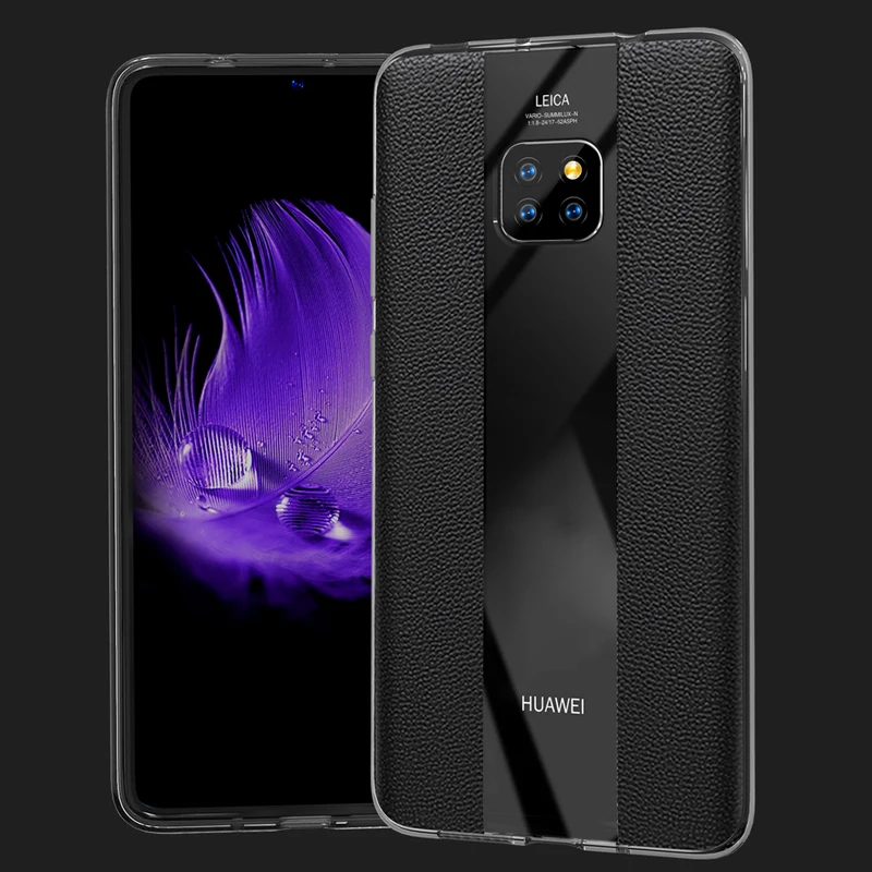 YILIZOMANA Ультратонкий Прозрачный Простой чехол для телефона HuaWei Mate 10 20 20X Pro Splice из