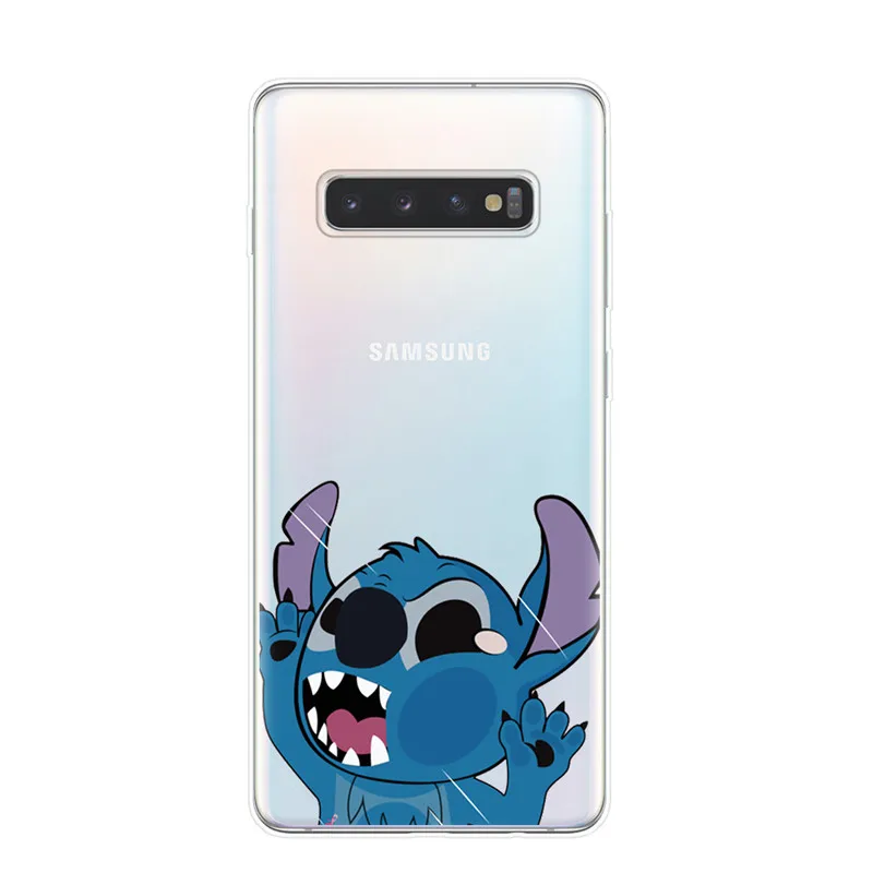 Чехлы для телефонов с милым рисунком стежка для samsung S10 S9 S8 Plus S10e 5G S6 S7 Edge S10Lite прозрачный силиконовый мягкий чехол-накладка - Цвет: T5968