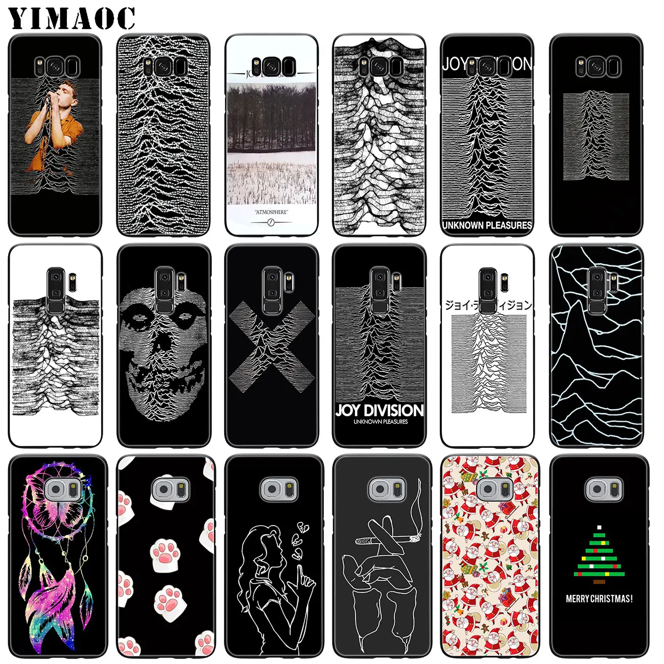 Мягкий силиконовый чехол YIMAOC joy division для Samsung Galaxy S20 Ultra S10 Lite S9 S8 Plus S7 Edge S10e|Бамперы| |