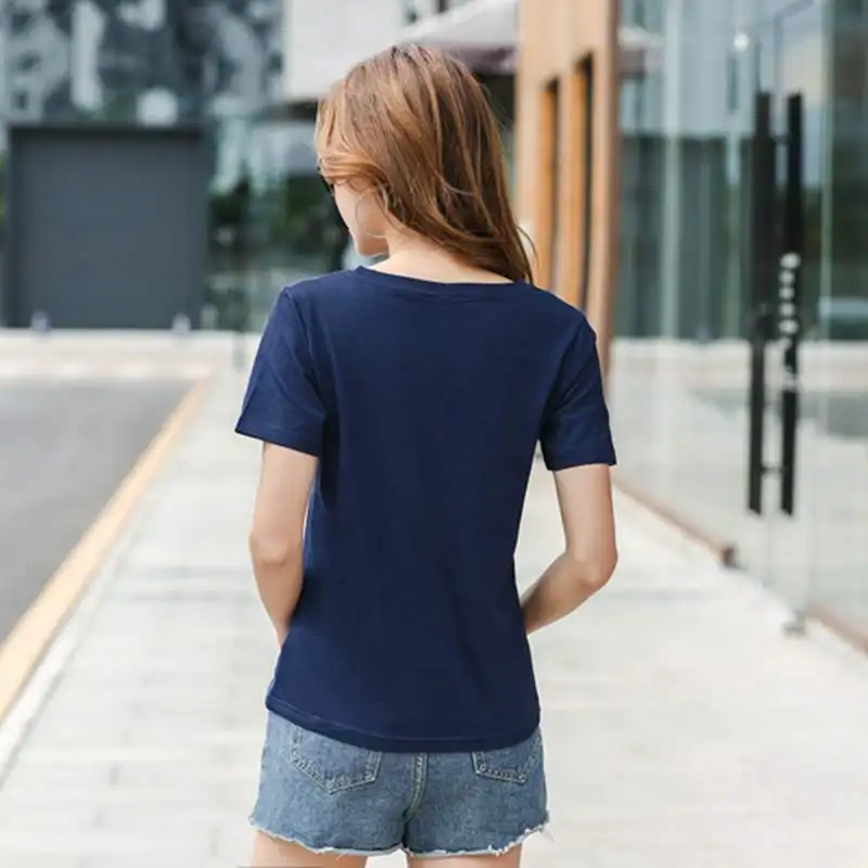 Pantalon хлопковая Футболка с единорогом женская футболка короткими рукавами и