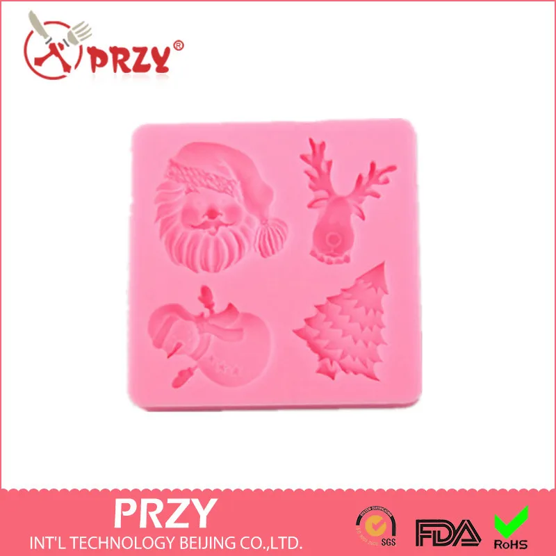 Оптовая Продажа Горячая продажа Рождественский Снеговик/дерево силиконовая