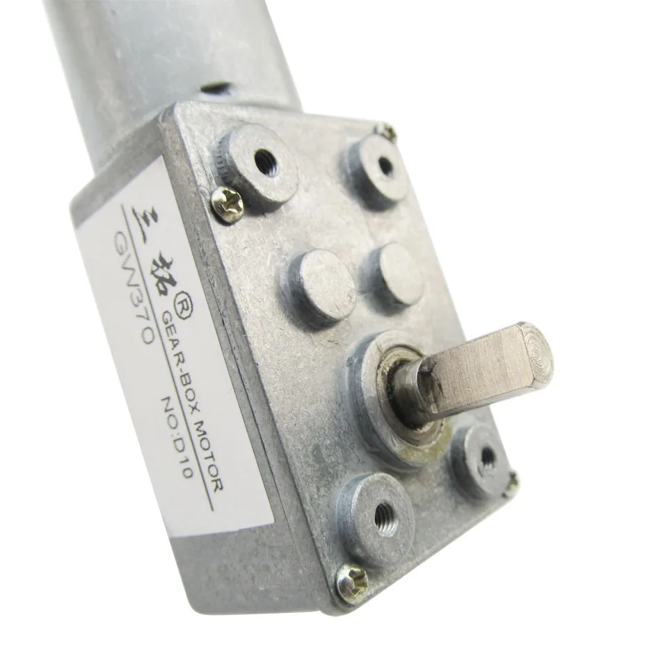 180 об./мин. 24 в постоянного тока В червячный редуктор двигателя угловые GW370 10N * см