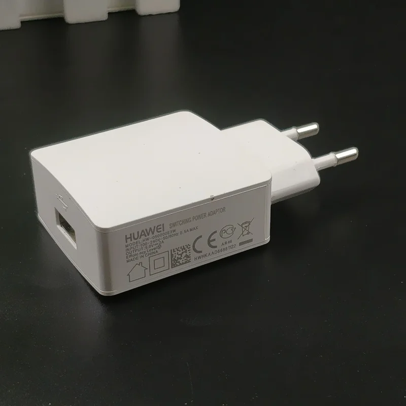 Оригинальное зарядное устройство hawei P9 Lite 5 В/2 А USB адаптер для зарядки и кабель