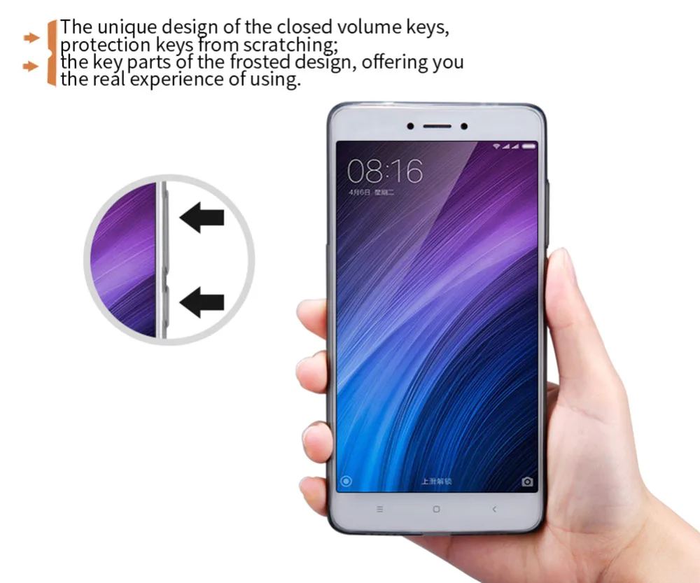 Redmi note 4x чехол 5 дюймов Nillkin природа прозрачный мягкий кремний ТПУ защитный для Xiaomi
