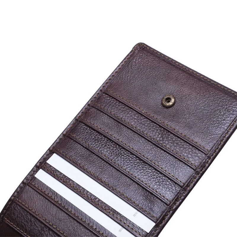 Новинка 100% вместительные бумажники COMFORSKIN из натуральной кожи для удостоверения