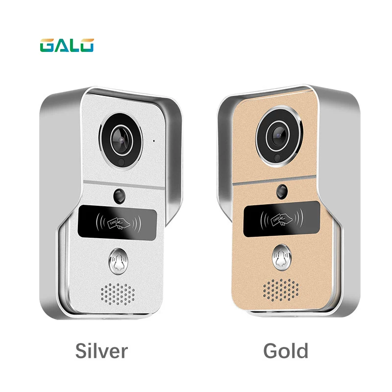 WI FI видео телефон двери с Android ISO App/RFID и код клавиатуры дверной звонок поддержка