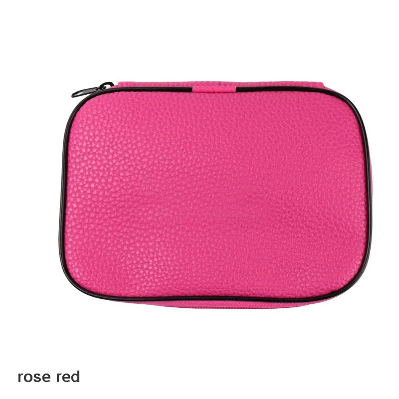 rose red Набор для шитья, вязания крючком, с мягкой рукояткой, ручной инструмент для шитья, набор крючков для вязания, одежда, свитер, алюминиевая пряжа, вязальная игла, 100 шт - Цвет: rose red