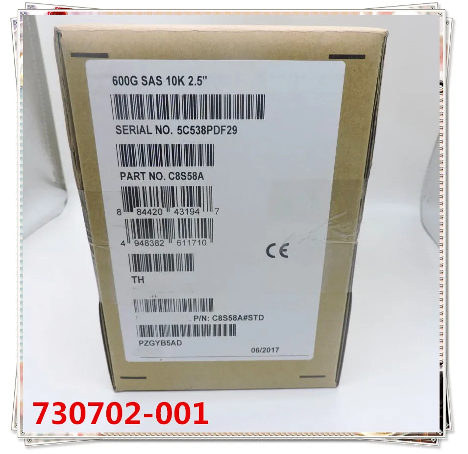 

New for C8S58A MSA 600GB 6G SAS 2.5 730702-001 1 year warranty