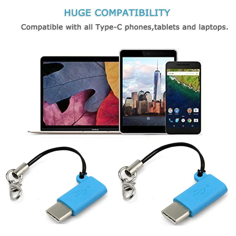 Micro USB Женский к Type C 3 1 Мужской кабель адаптер зарядка и синхронизация данных