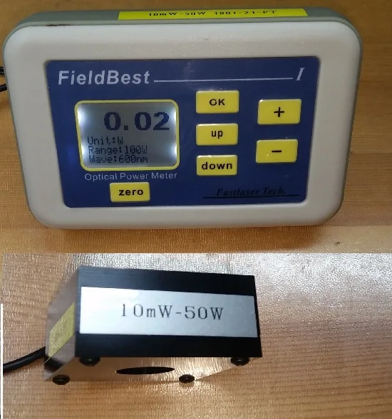 Лазерный измеритель мощности с разрешением 10 мВт-50 Вт | Запчасти и аксессуары для