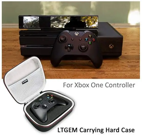 LTGEM Сумка для планшета eva дорожная переносная сумка для Xbox One/Xbox One S/Xbox One X контроллер с сетчатым карманом подходит для Plu