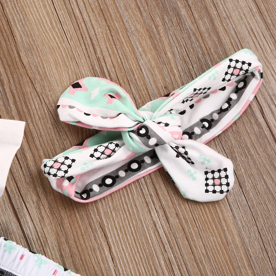 2016 Одежда для маленьких девочек костюм из 3 предметов: Слон-комбинезон + штаны