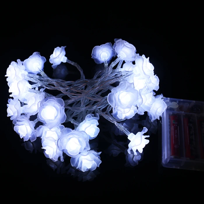 220В, 3м, 20LED, розы, цветы, сказочные гирлянды для рождества, Pario, домашний декор, свадебные, вечерние, гирлянды, украшение на стену
