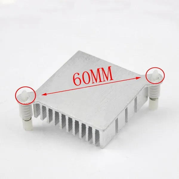 10 шт. алюминиевый радиатор охлаждения 40x40x13 мм для IC VGA DDR X360|aluminium cooling|40 x 40heatsink 40 |