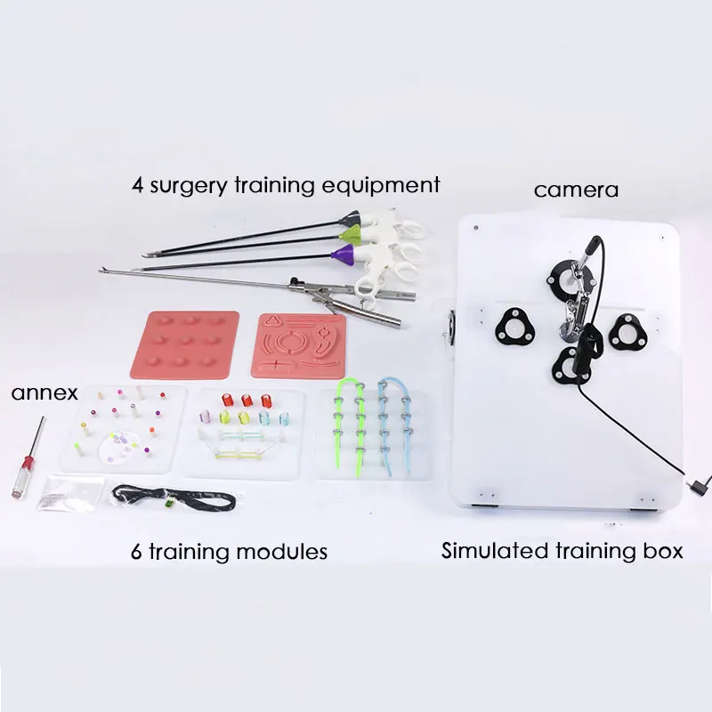 Набор для обучения лапароскопии отправка 4 хирургических инструментов с щипцами