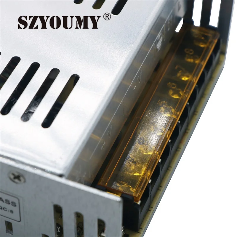 

SZYOUMY Regulated DC5V 70A 350W Power Supply Switching Driver 110v 220V AC DC 5V For LED Light Strip display Screen Lighting