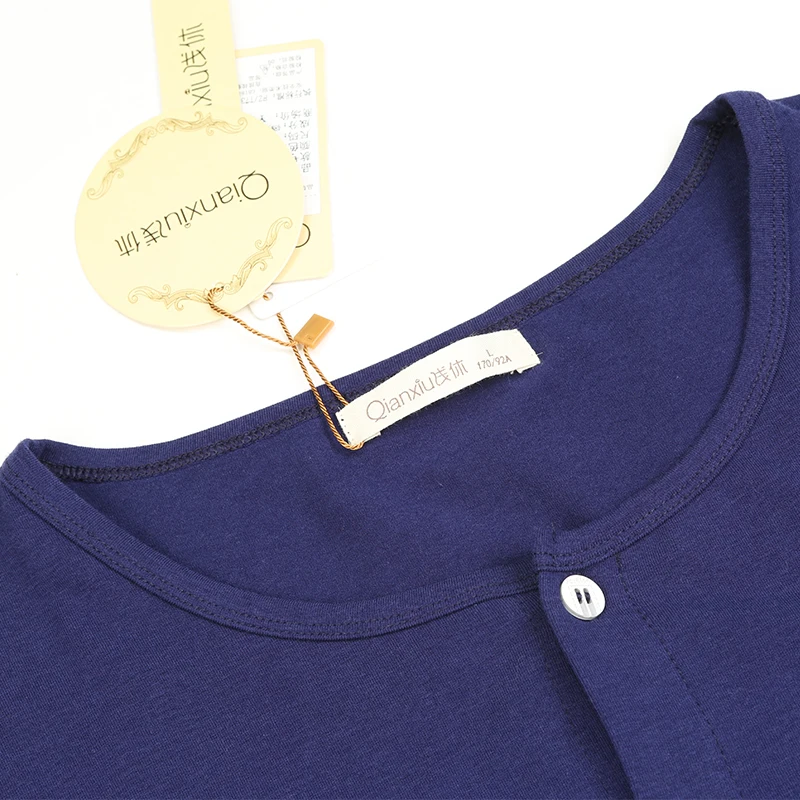 2020 Spring Women casual Patchwork Pajama sets Female Modal cotton Sleepwear suit Long sleeve t shirt + pants Plus size | Женская одежда